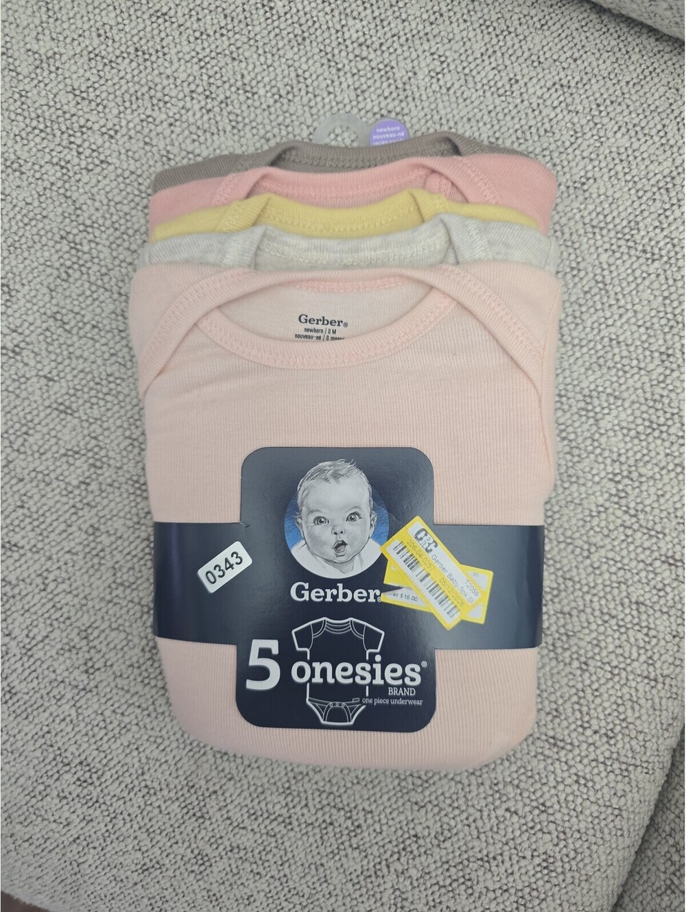 Newborn brand new gerber, onesies, item 343 bin 19